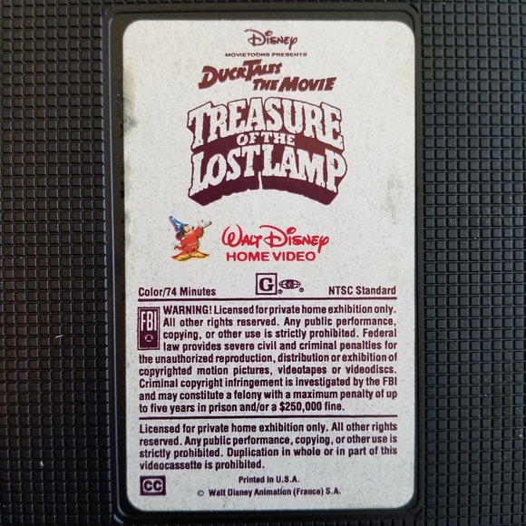 DuckTales Treasure of the Lost Lamp (1991 VHS) - Picture 4 of 7